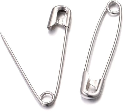 Scoby - Veiligheidsspelden - Handwerk Accessoire - Safety Pins - 6 Stuks - 3CM - Universeel - Zilver
