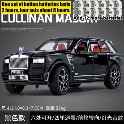 1:24 Rolls Royce Cullinan Mansory Off Road Suv Legering Metaal Diecast Modelauto Huisdecoratie Bureau Display Verjaardagsversieringen