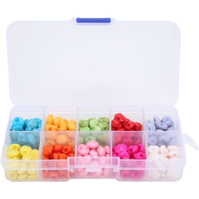 200 Boutons de Couture 9mm Résine Durable Inaltérable Accessoires pour Tricot Artisanat pour la Maison