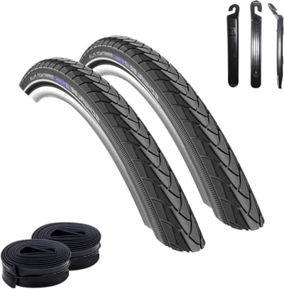 Fietsbanden set - Buitenbanden binnenbanden - Veilig fietsen - Pechbescherming SmartGuard - 32-622 - Zwart