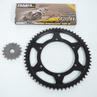 Kettingset Frankrijk Uitrusting voor Motorfiets Yamaha 125 TDR 1993 tot 2002 16X57 / 4FU / 5AE1/2 Gloednieuw