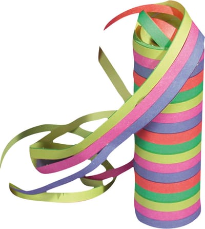 Boland - Papieren serpentines Party brandvertragend Multi - Verjaardag, Kinderfeestje, Carnaval