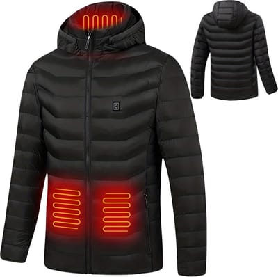 Livano Verwarmde Jas - Heating Jacket - Thermo Jas - Elektrische Kleding - Jas Met Verwarming - 3 Standen - Heren - Maat S