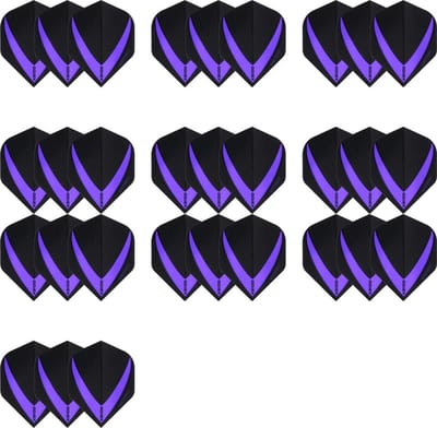 10 sets (30 stuks) Super Sterke – Paarse - Vista-X – darts flights –