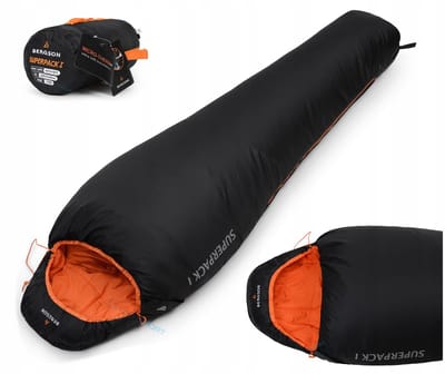 Bergson Superpack I Slaapzak: Ultralicht & Compact (700g)