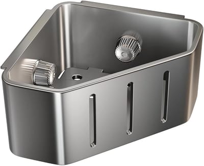 Sponshouder Keuken - Afvoer Organizer - Aanrecht Opruimen - Zuignap Bevestiging - 9x14x9 cm - Uniek