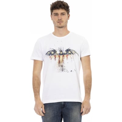 Trussardi Action Witte Katoenen Heren T-Shirt