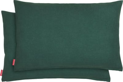 Blumtal Chenille Kussenslopen - Set van 2 - Zacht en met Blinde Rits - Kussenhoes 30 x 50, Botanical Green - Groen