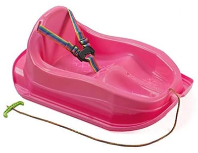 Kinderslee met Veiligheidsgordel voor Kinderen tot 3 Jaar - Roze