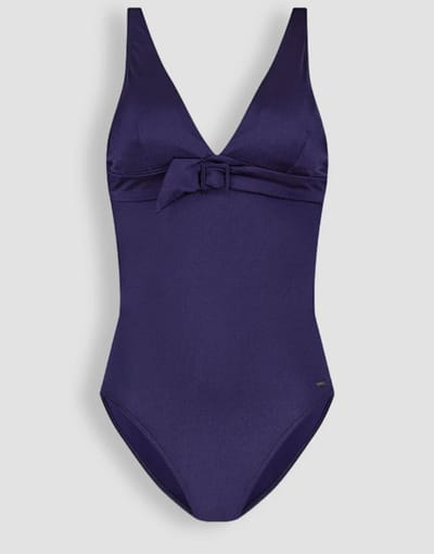 CYELL Satin Navy Badpak – Voorgevormd – Donkerblauw – Met Beugel – Luxe Glans - Maat 38B