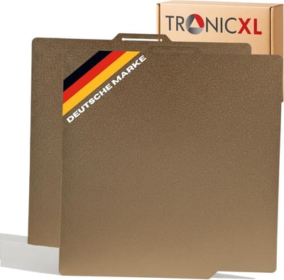 Dubbelzijdige Printplaat met Bamboe Textuur voor 3D-Printer - 257x257 mm Magnetisch Veerstaal
