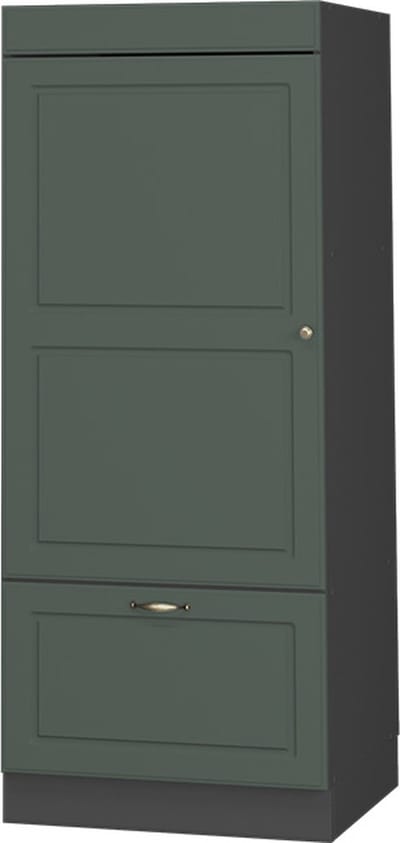 Vicco Hoge kast Fame-Line, Groen-Goud landelijk/Antraciet, 60 cm