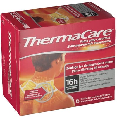 Thermacare Zelfverwarmende kompressen Nek - Schouder - Pols Pijn 6 stuks - Nekpijn - Spierpijn, artrose, verstuiking - Patch