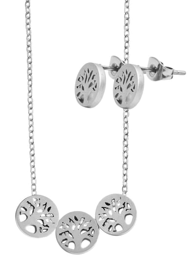 AKZENT Akzent dames sieradenset Edelstahl zilver