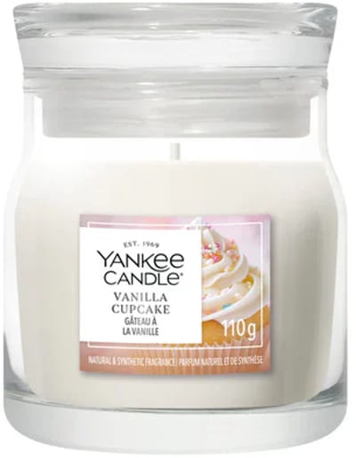 Yankee Candle - Vanilla Cupcake Small Jar Geurkaars - tot 30 branduren