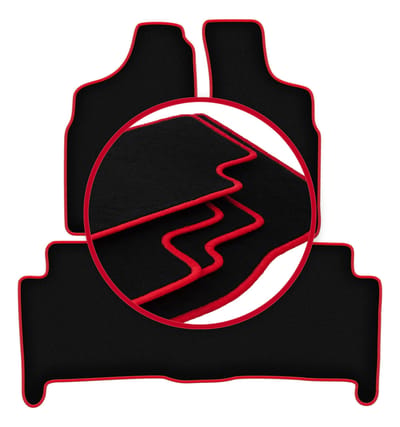 CARLUX-RED automatten voor: Volkswagen Phaeton Lange sedan (2002-2012)