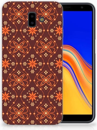 Samsung Galaxy J6 Plus (2018) TPU bumper Batik Brown