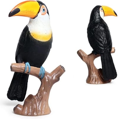 Realistisch Toekan Speelgoedbeeldje van Kunststof voor Kinderen en Decoratie
