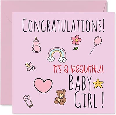 Hartverwarmende Babykaarten voor een Pasgeboren Meisje - Welkom op de Wereld!