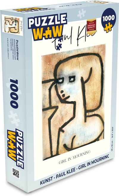 Puzzel Kunst - Paul Klee - Girl in mourning - Legpuzzel - Puzzel 1000 stukjes volwassenen