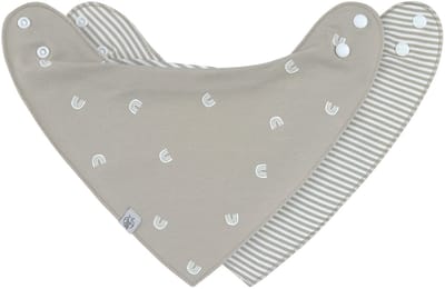 Lässig Bandana Slabbetjes - Rainbow - 2 Stuks