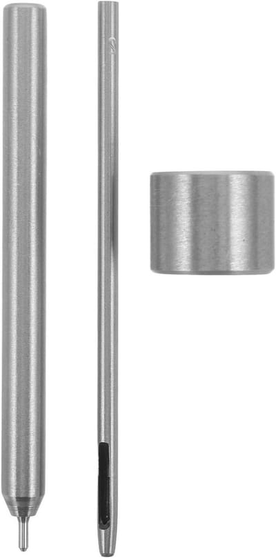 Oogjesponsset Metaal - Gereedschap Set - Kleding Maken - Handmatige Perforatie - 2 mm Ring - Zilver