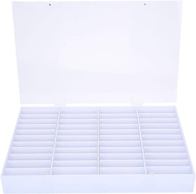 Valse nagelvitrine, lege nageltip opbergdoos transparant valse nageldoos nageldecoratiedoos nagel opbergdoos