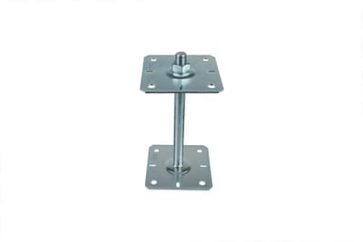 Wovar Verstelbare Paalhouder M20 voor 10 x 10 tot 12 x 12 cm palen | Per Stuk
