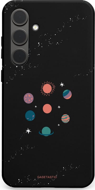 Casetastic Hoesje Geschikt voor Samsung S24 Plus - Stijlvolle Beschermende Duo-layer Case - Universum familie