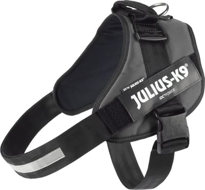 Julius K9 IDC Powertuig/Harnas - Maat 4/96-138cm - XXXL - Antraciet