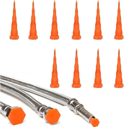 10 stuks 55 mm rubberen hydraulische slangstops voor leidingen, lekbescherming en onderhoud