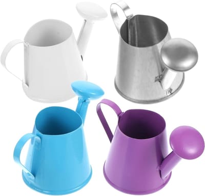 Mini Gieters - Decoratieve Sproeiers - Miniatuur Decoratie - Set van Vier - 43x47x43 mm - Diverse Kleuren