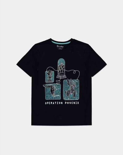 Rick Morty Operation Phoenix Mens TShirt S