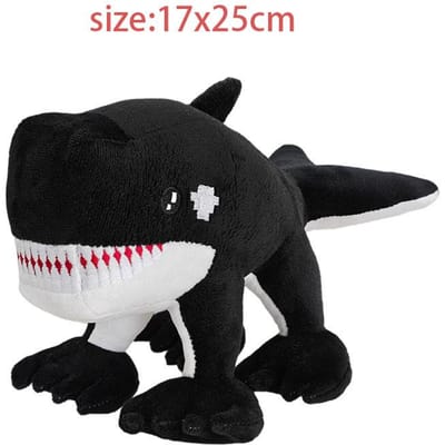 Steal A Brainrot Draak Pluche Pop Grappige Wl Zwarte Haai Knuffel Fans Accessoires Verjaardag Vakantie Cadeaus black