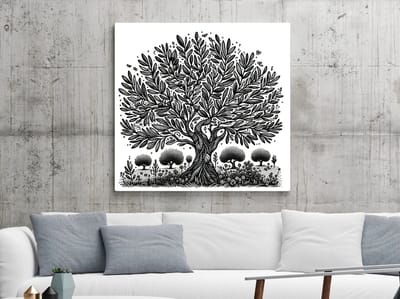 Kunstprint | Wanddecoratie | Dibond | 30 × 30 cm