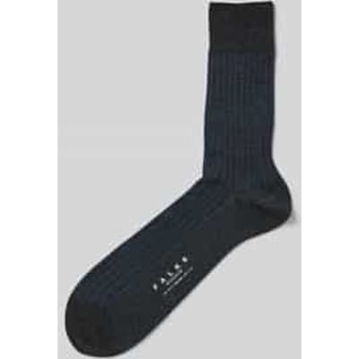 FALKE Shadow gedessineerd katoen sokken heren grijs - maat 39-40