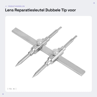 Dailygoods- Lens 10-130mm - Cameralens Reparatiesleutel - Open Gereedschapsset - Telescopen Lens - Microscopische Lens - Schokbestendig. - Lenstool