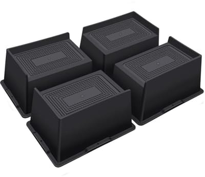 Bedverhogers 10,5 cm - Extra brede meubelverhogers voor bank, tafel en bureau
