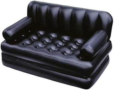 Opblaasbare Bank - Opblaasbare Sofa - Opblaasbare Zetel - Opblaasbaar Bankstel - 188 x 152 x 63.5 cm