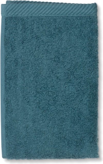 Gastendoek, Set van 3 Stuks, 30 x 50 cm, Teal Blauw, Katoen - Kela | Ladessa