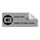 Brother TZe-M951 tape zwart op mat zilver 24mm x 8m (huismerk)