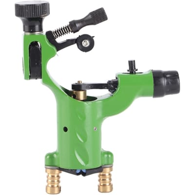 7 Couleurs Mode Rotatif Liner Shader Machine à Tatouer Moteur Puissant Pistolet Cordon RCA Outil de Maquillage Artiste Green
