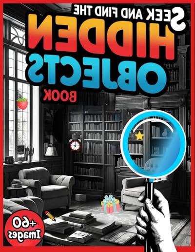 Zoek en Vind Boek - Verborgen Objecten Puzzels - Ontspannen Hersentraining - 63 Illustraties - 74 Pagina's - Niet gespecificeerd