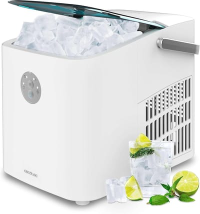 IJsmachine met Venster - 1200 W, 12 kg Dagelijkse Productie, IJs in 6-8 Minuten, Eenvoudige Bediening