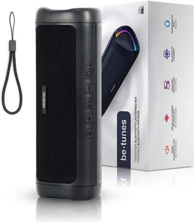 Draadloze Bluetooth-luidspreker met LED-lampen en 24 uur batterijduur - 10 W draagbaar apparaat