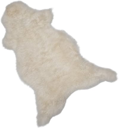 DANA® Schapenvacht puur natuur - 120cm - WIT- 100% Echt