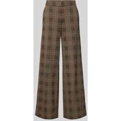 Wide leg wijdte broek van viscosemix model 'NALEY'