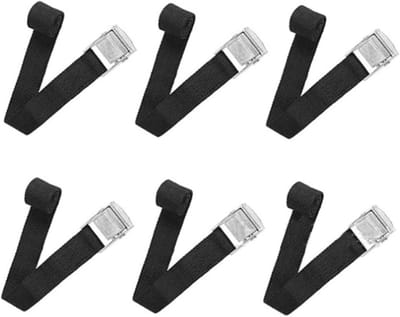 6 stuks Heavy Duty Ratelriemen met Quick Release Cam Buckle en 227 kg Laadvermogen