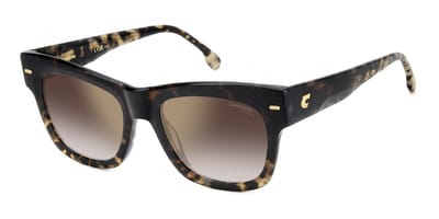 Carrera CARRERA 3066/S HAVANA/ GOLD MIRRORED ON BURGUNDY SHADED 53/19/140 Damenbrillen Zonnebrillen