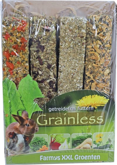 Jr Farm Graanvrij Farmys Xxl Veggie - Knaagdiersnack - 450 g